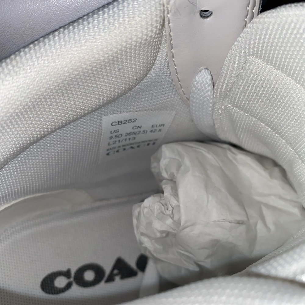 Men’s coach high top sneakers - Picture 4 of 4